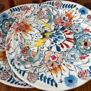 Set of 2 Anthropologie 8in Salad Plates